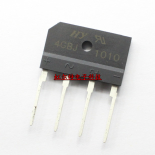 整流桥堆 4GBJ1010 GBJ1010 10A/1000V ZIP-4 扁桥整流器 原装