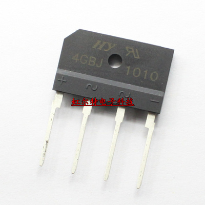 整流桥堆 4GBJ1010 GBJ1010 10A/1000V ZIP-4 扁桥整流器 原装