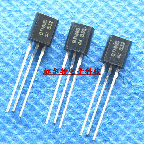 可控硅三极管 BT169D BT169 0.8A/400V TO92 进口原装