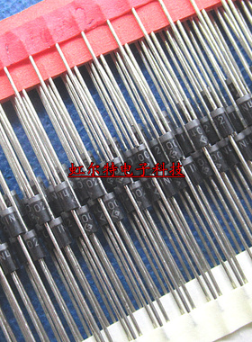 整流二极管 IN4002 1N4002 200V/1A DIP直插 原装(100只6元)