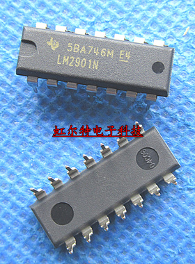 原装 LM2901N LM2901 2901 LM2901P 直插DIP14 逻辑比较器