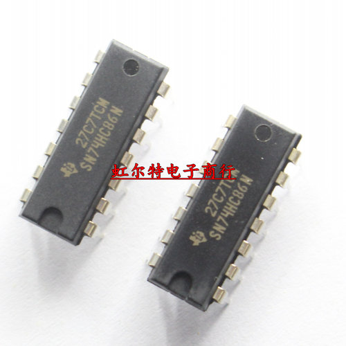 直插芯片IC SN74HC86N SN74HC02N 74HC86 74HC02 DIP14 原装全新