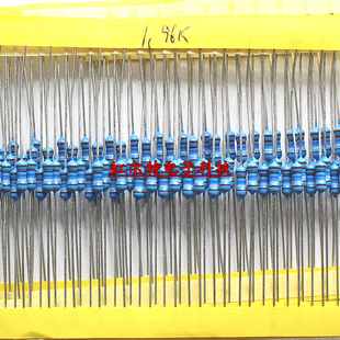 1/4W金属膜电阻196K 19.6K 1.96K 1960欧 196欧 19.6欧 1% 0.25W