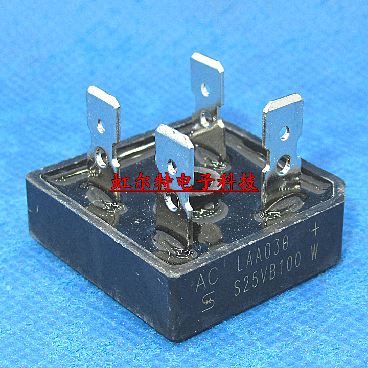 整流器 桥堆 S25VB100 25A/1000V 方脚 电焊机 单相整流器 原装