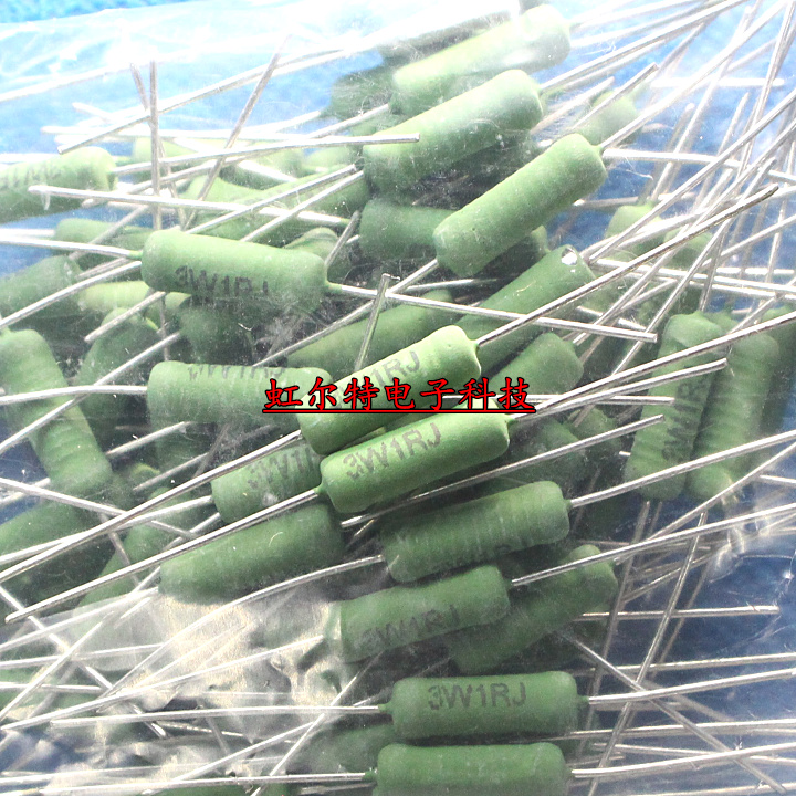 3W线绕电阻 RX21-3W 10RJ 100RJ 1KJ 10R 100欧 1K 5% 铜脚 20只