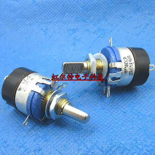 RV137带开关电位器 WH137-2 137-2 半柄 10K 470K可调电阻器 原装