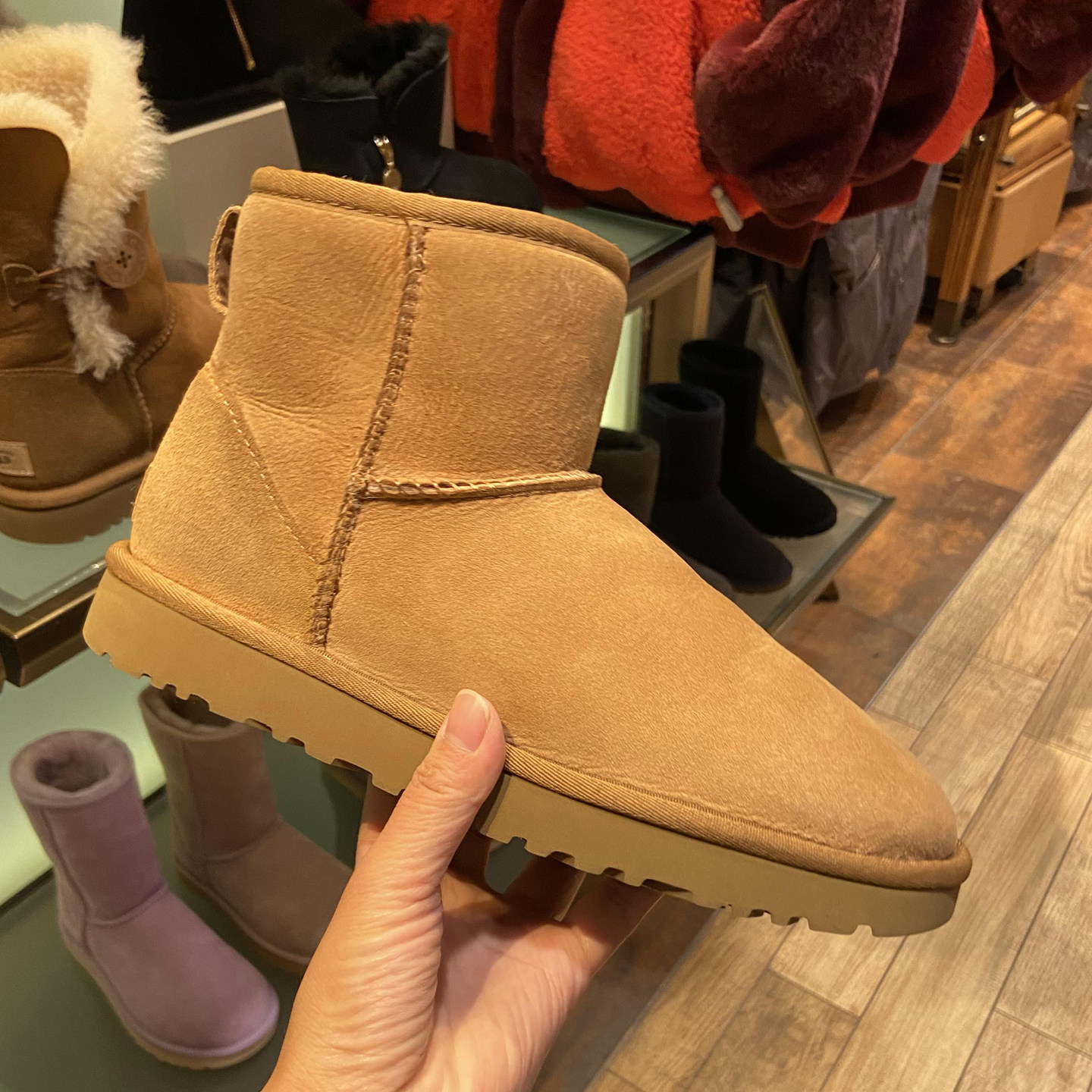 美国正品代雪地靴经典款短筒靴子