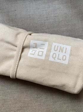 【凑单有我】日本代购优衣库帆布包单肩购物袋纯色464765 竖/横版