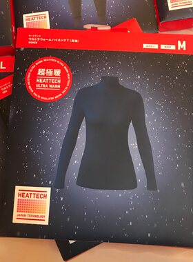 高领优衣库优衣库自发热保暖衣