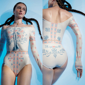 领秀现货新款 连体服JAC瑜伽练功服 JustACorpse进口芭蕾舞蹈长袖