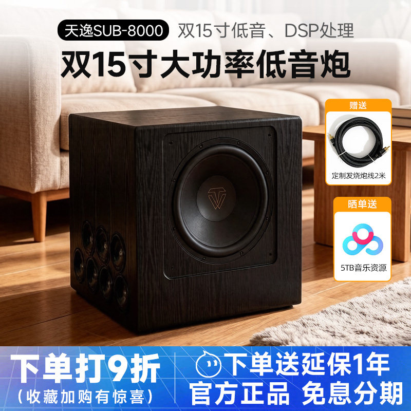 Winner/天逸SUB-2000/4000/6000/8000大功率专业有源低音炮带功放