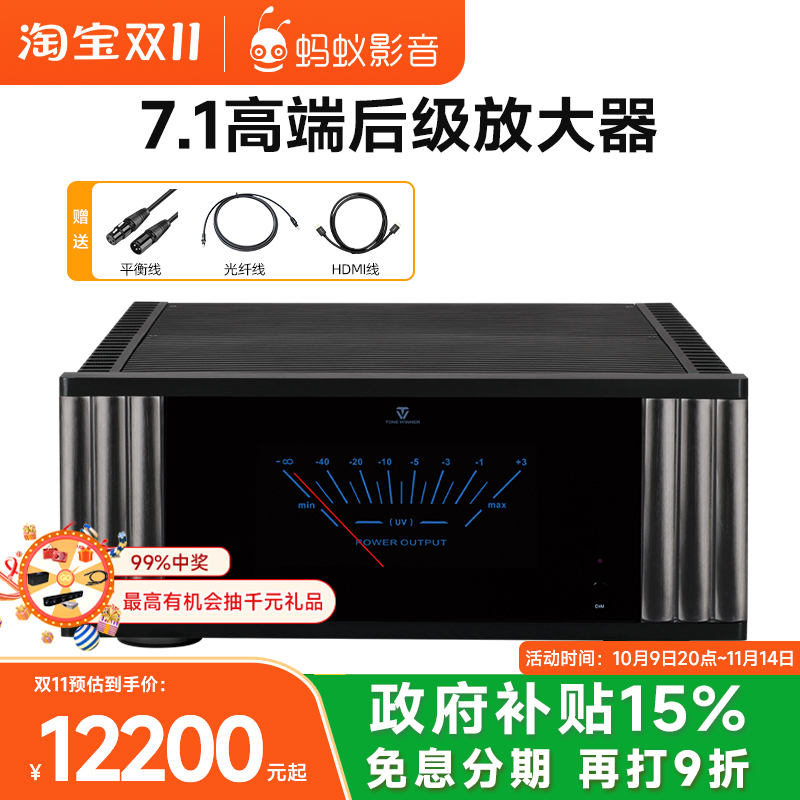 天逸纯后级发烧家庭影院功放定制