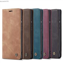 适用于三星Galaxy S10E/S10/S9/S8/S7 Edge Plus+ 5G手机套翻盖式保护套高档商务防摔皮套软胶壳插卡个性时尚
