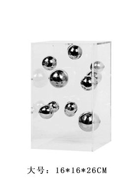 亚克力现代罩子星球摆件金属球