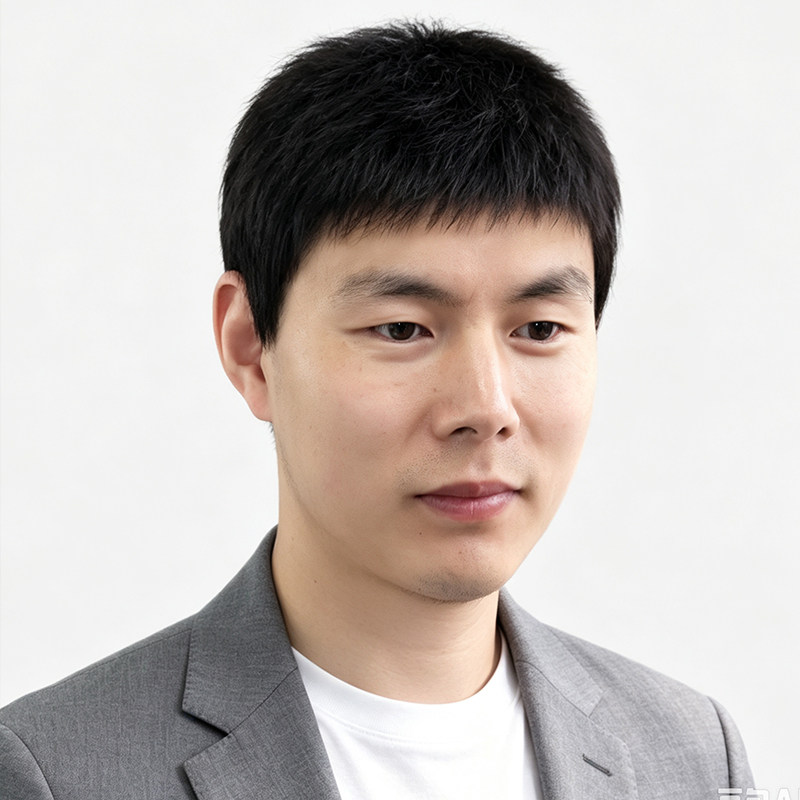假发男士真发帅气自然毛寸日常短款轻薄透气中老年全头套真人发丝