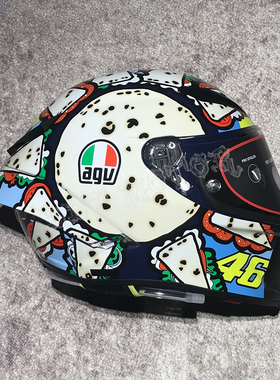 AGV Pista GPRR正品披萨西瓜Misano专业碳纤维vr46罗西赛机车头盔