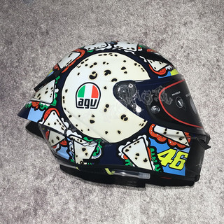 DDT正品AGV Pista GPRR Misano碳纤维vr46罗西披萨西瓜赛机车头盔