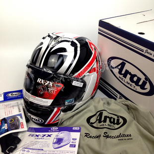 DDT日本Arai RX-7X NAKANO56五星大眼中野骑行机车摩托车防摔头盔