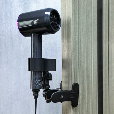 免手拿懒人吹风机支架金属大力夹免打孔电吹风置物架桌面固定夹子