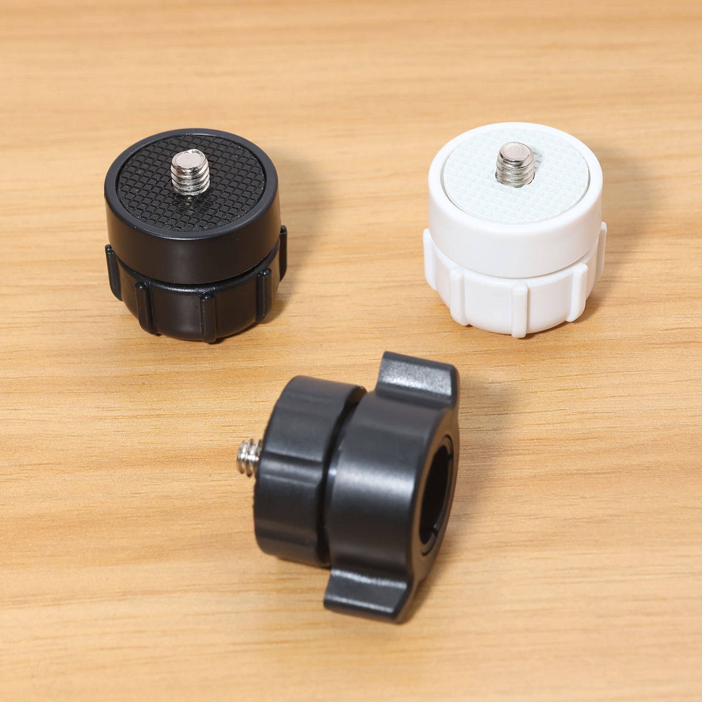 手机支架配件散热器配件17mm转接头万向轮1/4长云台转接头