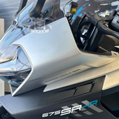 cfmoto春风675sr大灯护罩 原厂配件车头外壳前脸导流罩前照灯护板