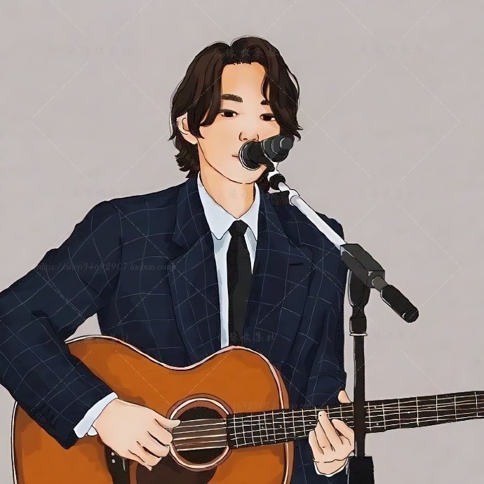 头像 音乐 男 卡通 动漫手绘 气质男生 高清 头像收集社 自动发货