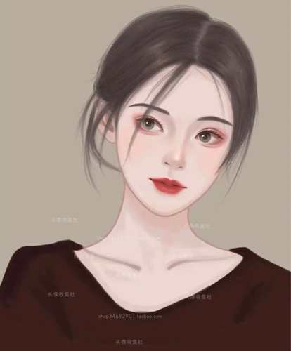 头像 女 卡通动漫手绘 美女 高清 头像 淑女 头像收集社 自动发货