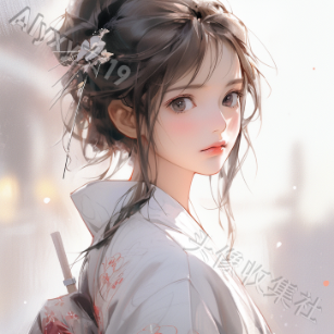 原创头像古装古风美女卡通漫画女孩高清头像 自动发货 头像收集社