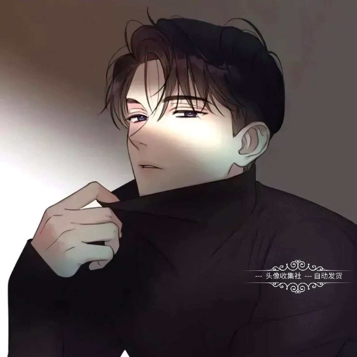 头像 图片 男 卡通 动漫手绘 韩范气质男生 高清头像 自动发货 帅