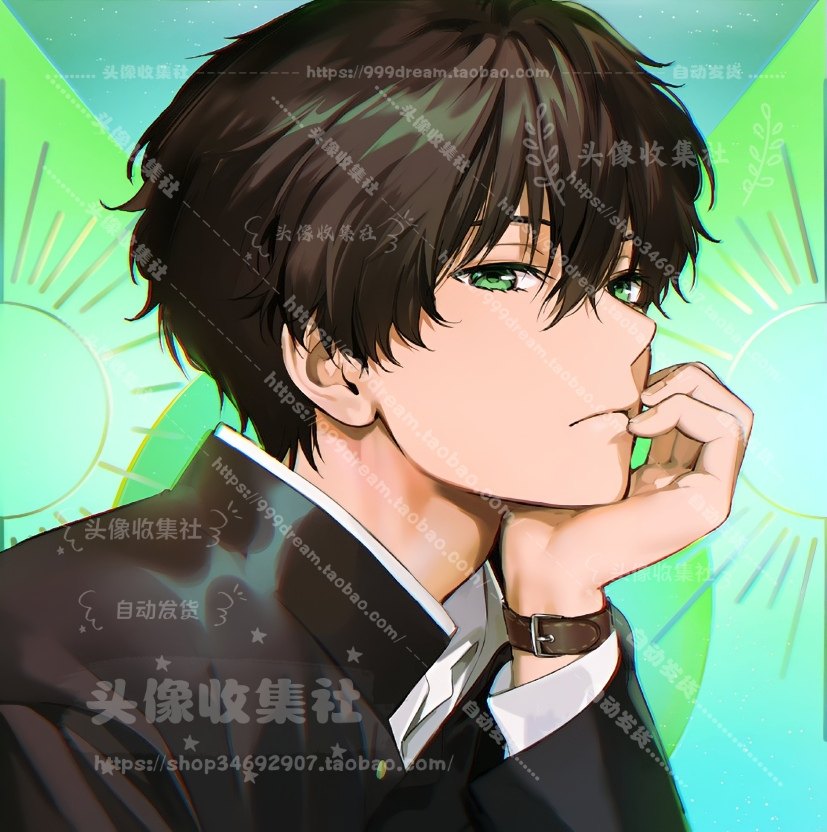 情侣头像 卡通动漫手绘 漫画情头 男女 自动发货  头像收集社