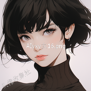 原创头像精致短发美女卡通漫画女孩高清头像 自动发货 头像收集社