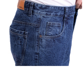 纯棉工装 宽松直筒高腰款 裤 焊工汽修秋冬新款 男士 包邮 加厚牛仔裤