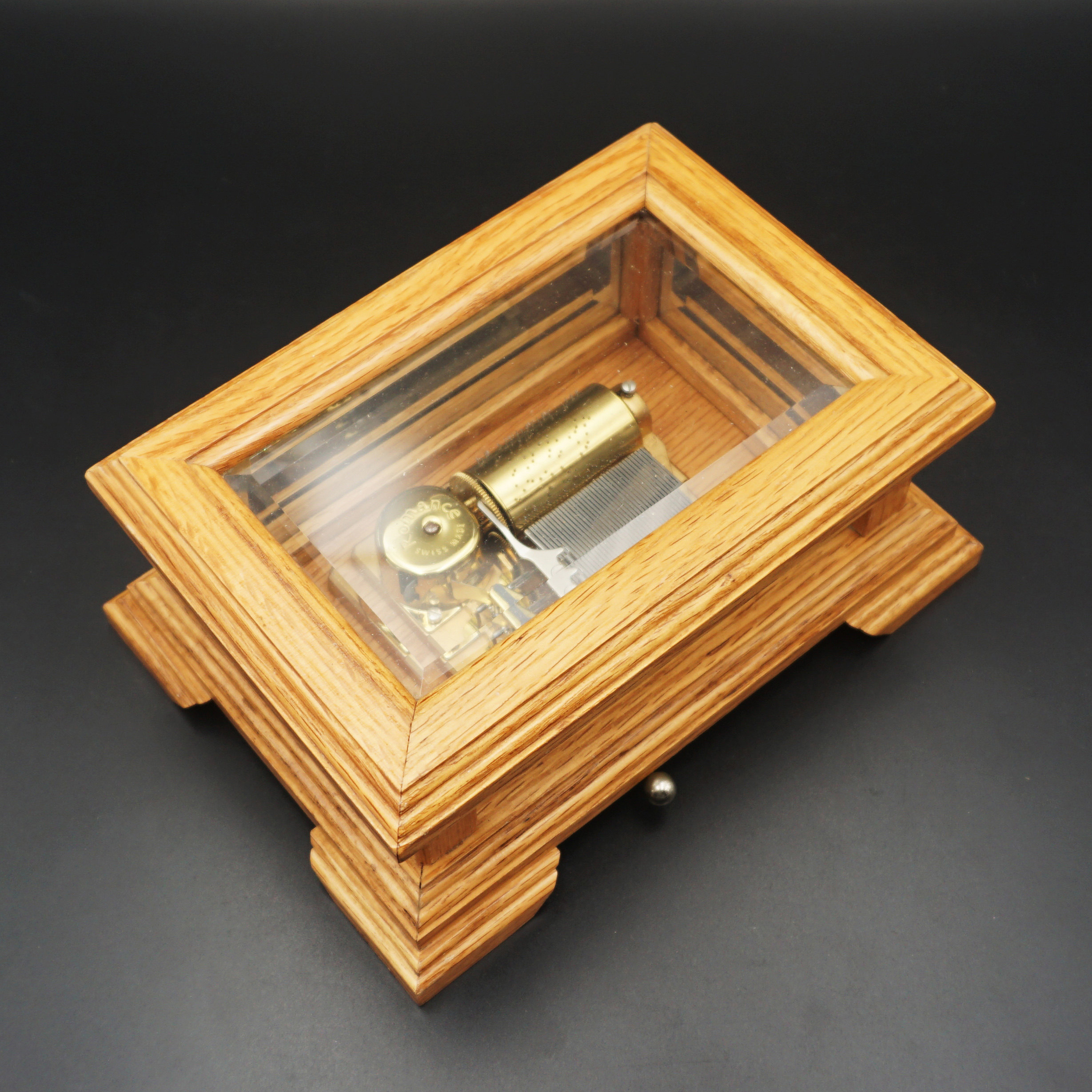 羽翼下的风玻璃款式瑞士reuge御爵romance36音机械音乐盒八音盒