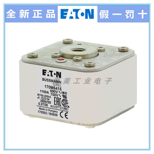 Bussmann 熔断器170M6414 6415 6416 6417 6418 6419保险丝 690V