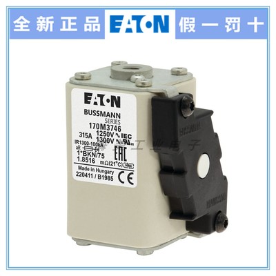 Eaton Bussmann正品熔断器170M3743 3744 3745 3746 保险丝 1250V
