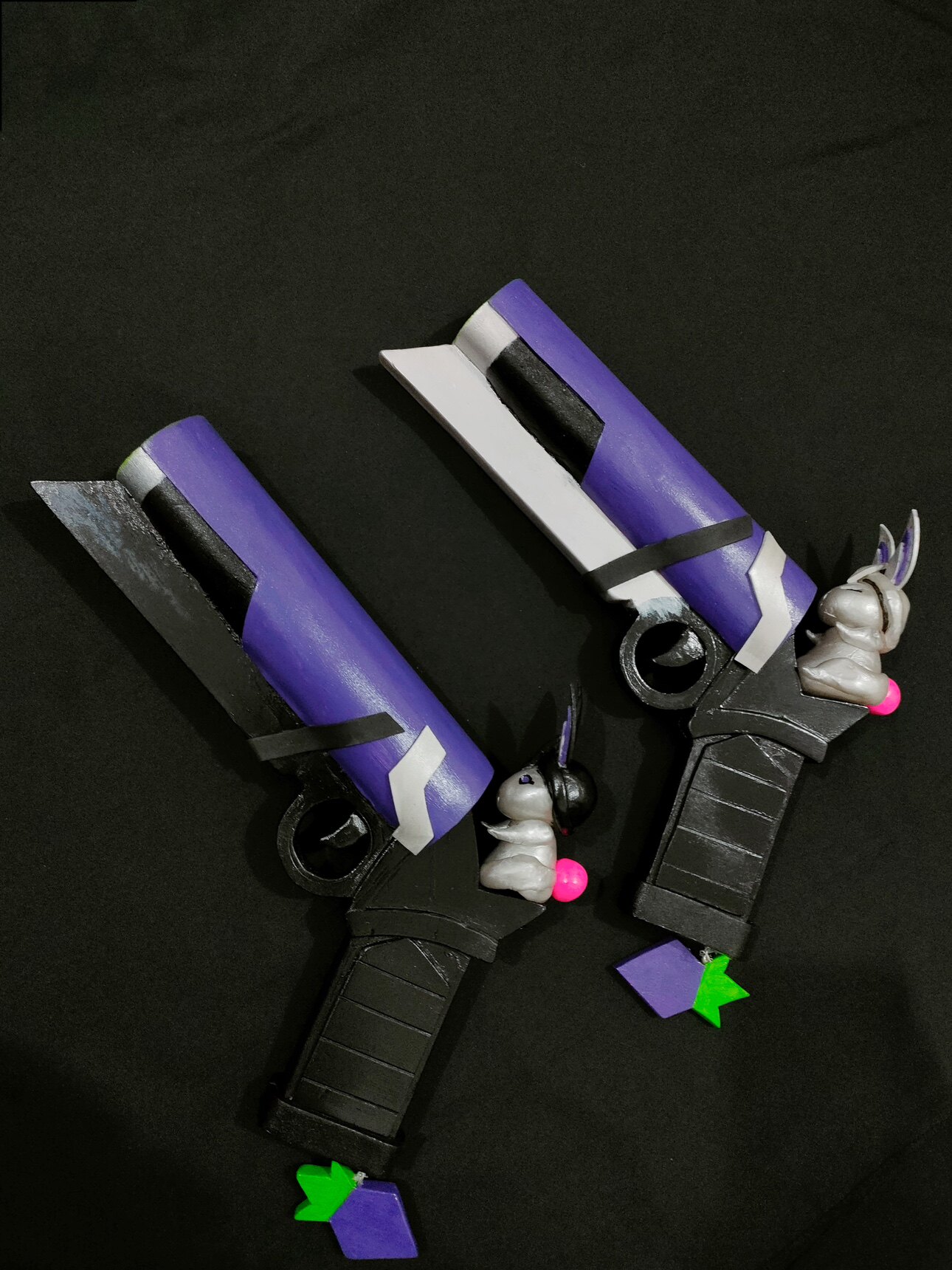 《铸梦cos》英雄联盟LOL 幻灵战队 女枪cos道具 武器 双枪