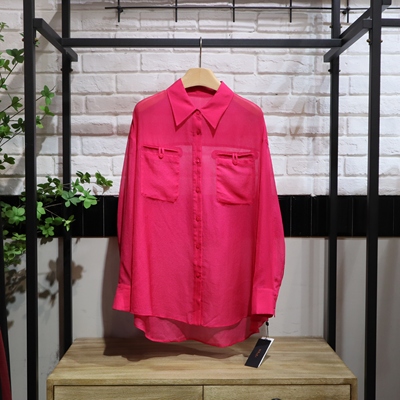 MRER莫乂义 春季新款简约百搭长袖宽松衬衫上衣R5A22085专柜正品
