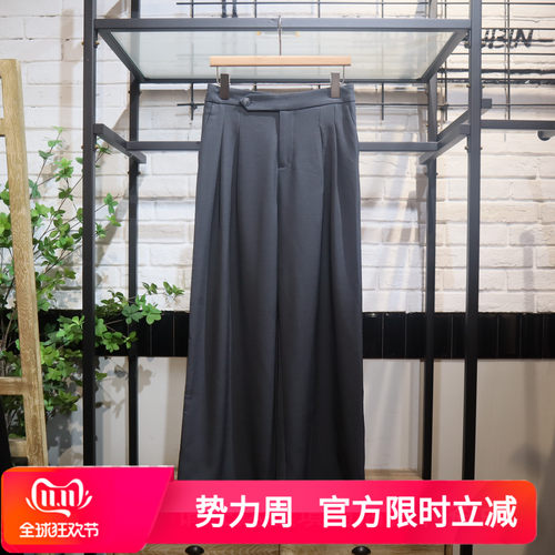 GCRUES杰可丝2026秋季新款通勤风直筒西装裤G02C02A2162专柜正品