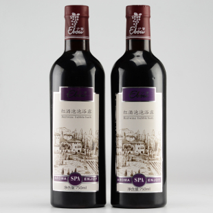 SPA 嫩白 红酒多酚泡泡浴750ml 保湿 超多泡泡 红酒沐浴露 伊宝正品
