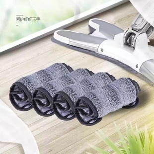 正品 x型蝴蝶拖把替换布配件家用拖布抹布配件原装