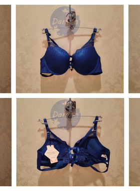 EBLIN性感蕾丝胸罩舒适前扣女士内衣薄款透气聚拢文胸ECBR635091