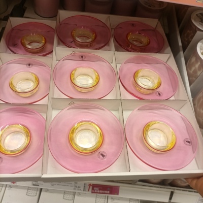 正品宜家家居代购夏雷克蜡烛盘托装饰品生日蜡烛盘50587084