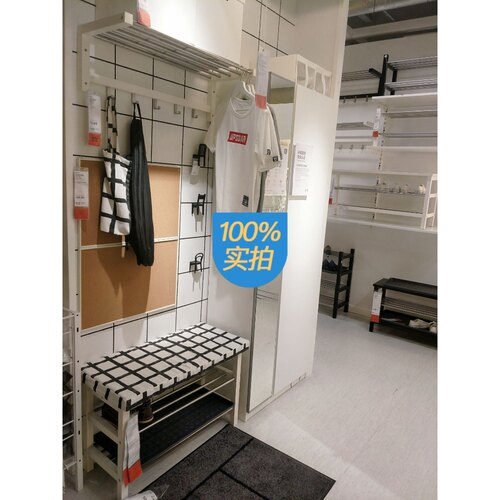 宜家图西格鞋架长凳可放鞋柜储物