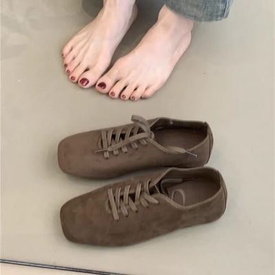 内增高休闲百搭板鞋深口单鞋女