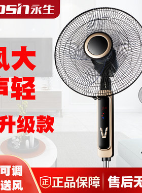 立式电风扇大风力静音摇头落地扇