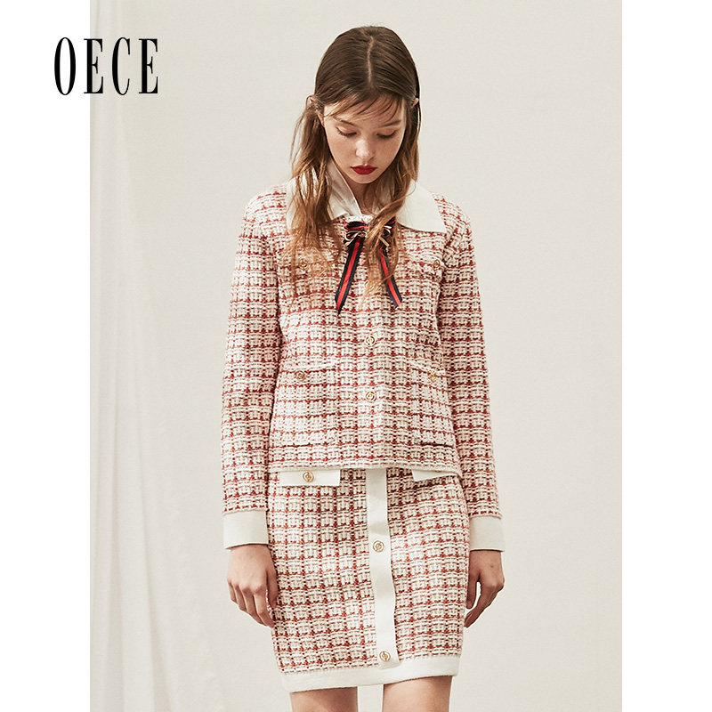 �ۻ��㣺Oece��װ�¿�Ůװ ����С��縴��ײɫ�������׶�ȹ֯����װ 635.07Ԫ��3��(��211.69Ԫ/��)