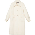 Oece2022冬装新款女装 复古中长款毛呢外套气质呢子大衣