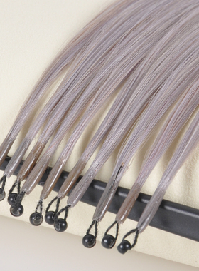 真人发丝8D隐形无痕彩色挑染微纳米接发奶奶灰色假发小姐姐自己接