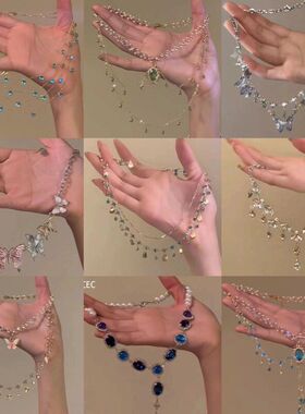 项饰轻奢重工锁骨项链吊坠气质