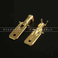6.3 Gongtian Auto Motorcycle Connection 6.3 Sifang Plug -In Plug -In Медная медная нажатая терминал